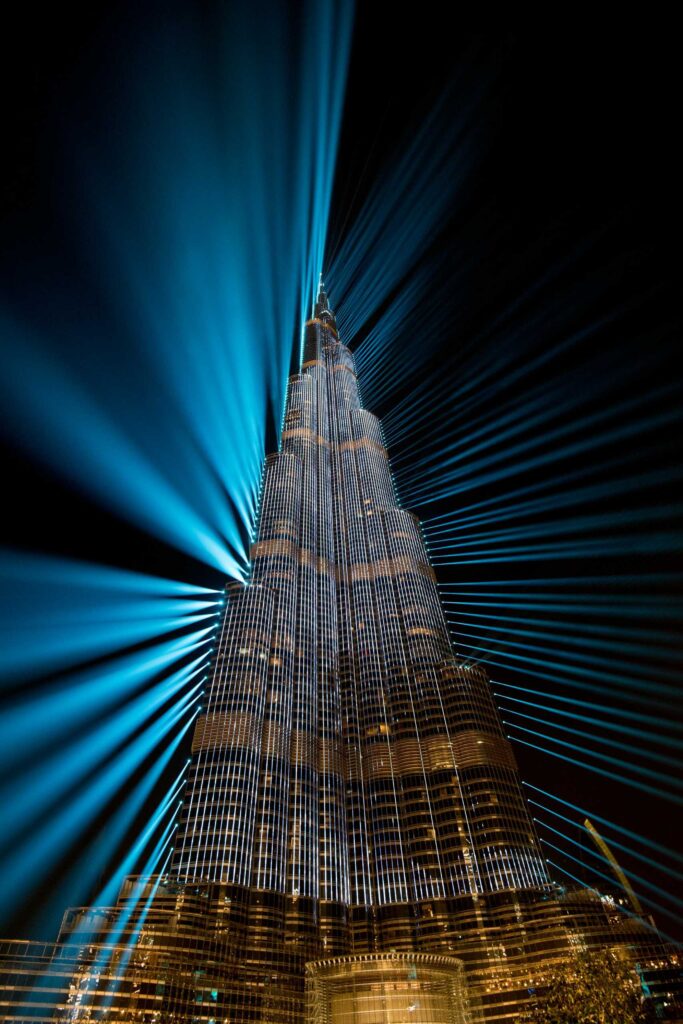 Burj Kalifa Dubai night