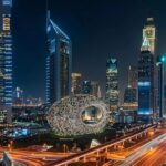 Dubai skyline night 4k – credits Unsplash